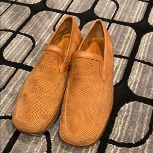 Bruno Magli suede men’s loafers